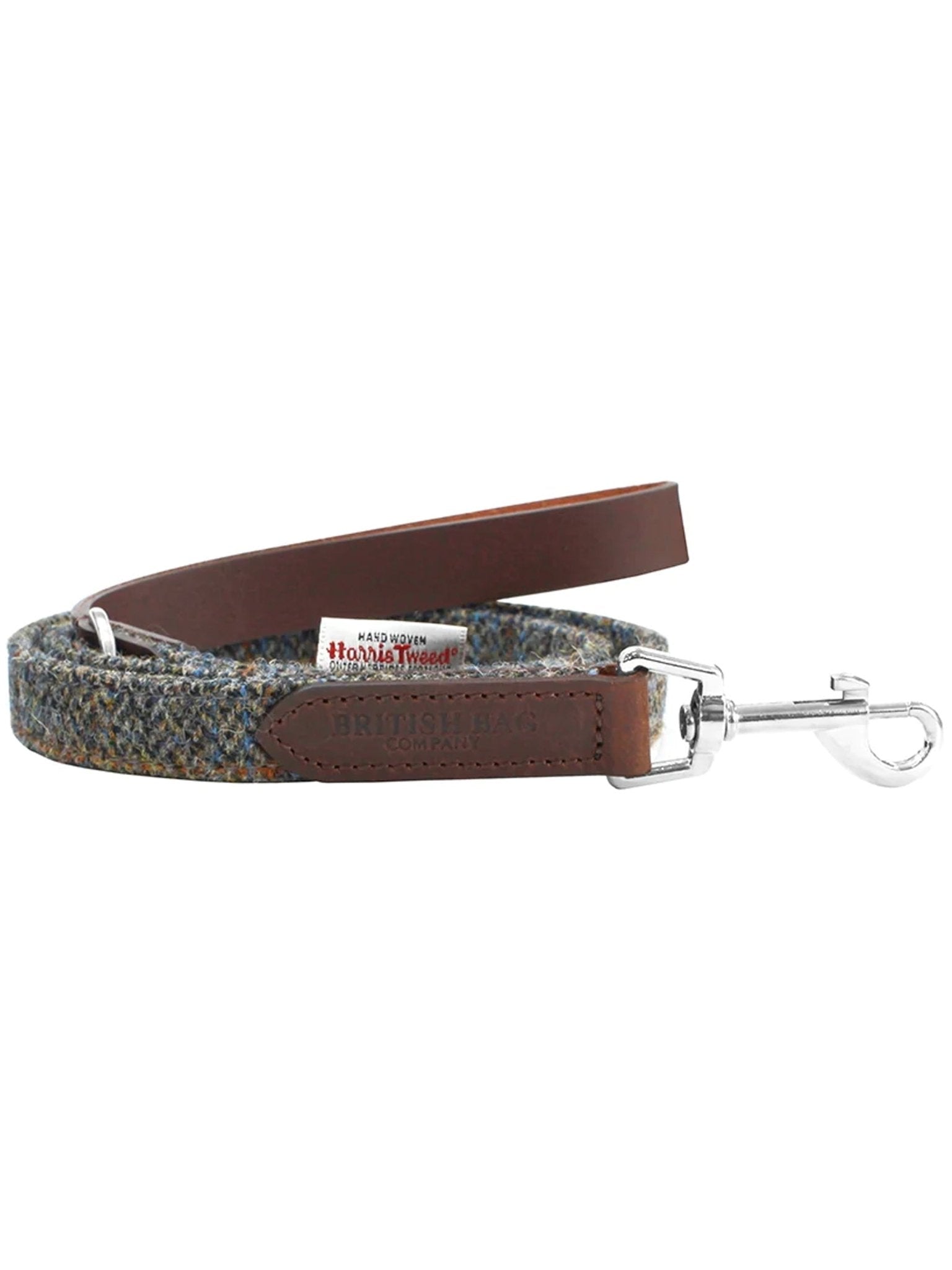 The British Bag Company - Premium Dog Lead Harris Tweed 20mm Carloway Dog Lead