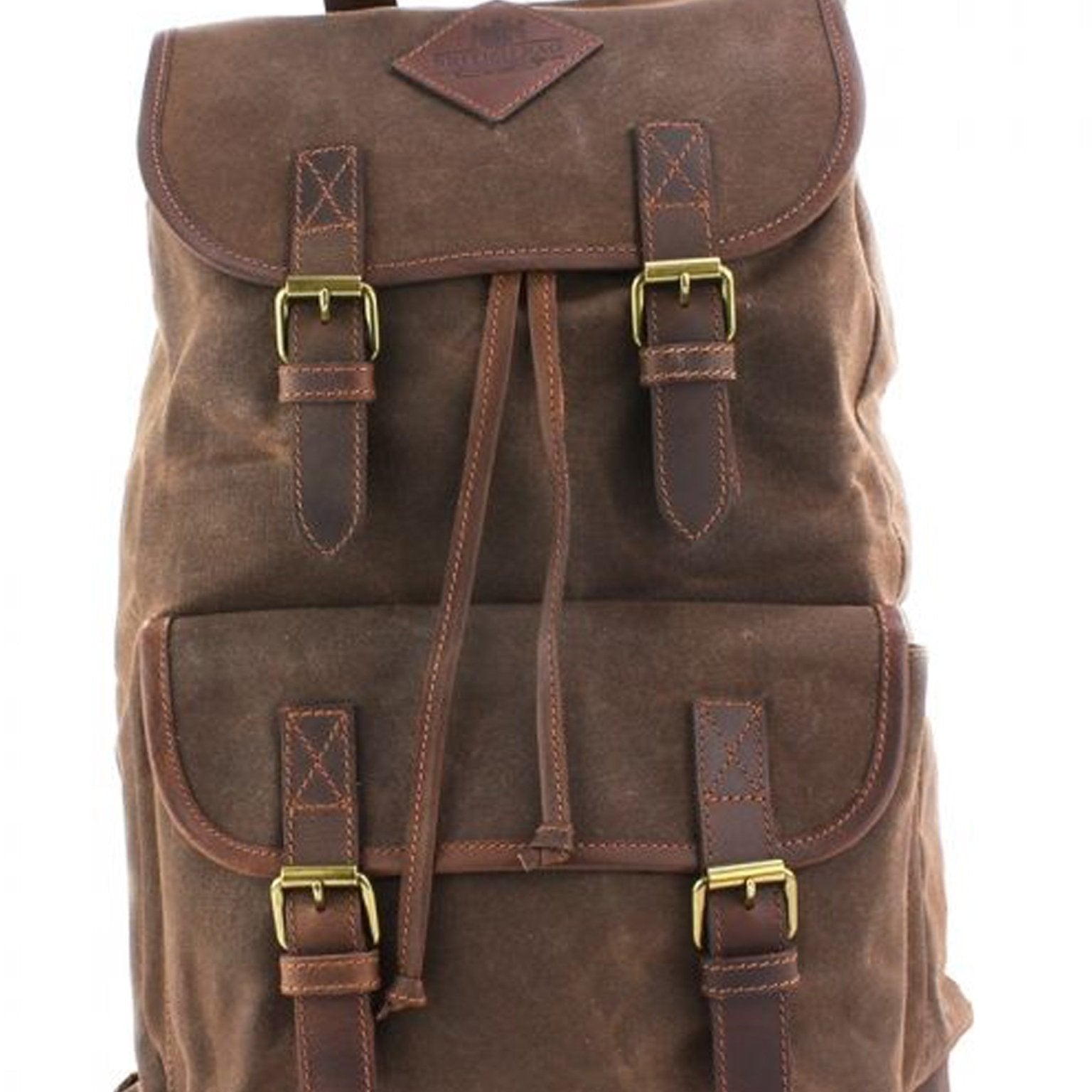 4elementsclothingThe British Bag CompanyThe British Bag Company - The Navigator Brown Wax Canvas RucksackBag709993