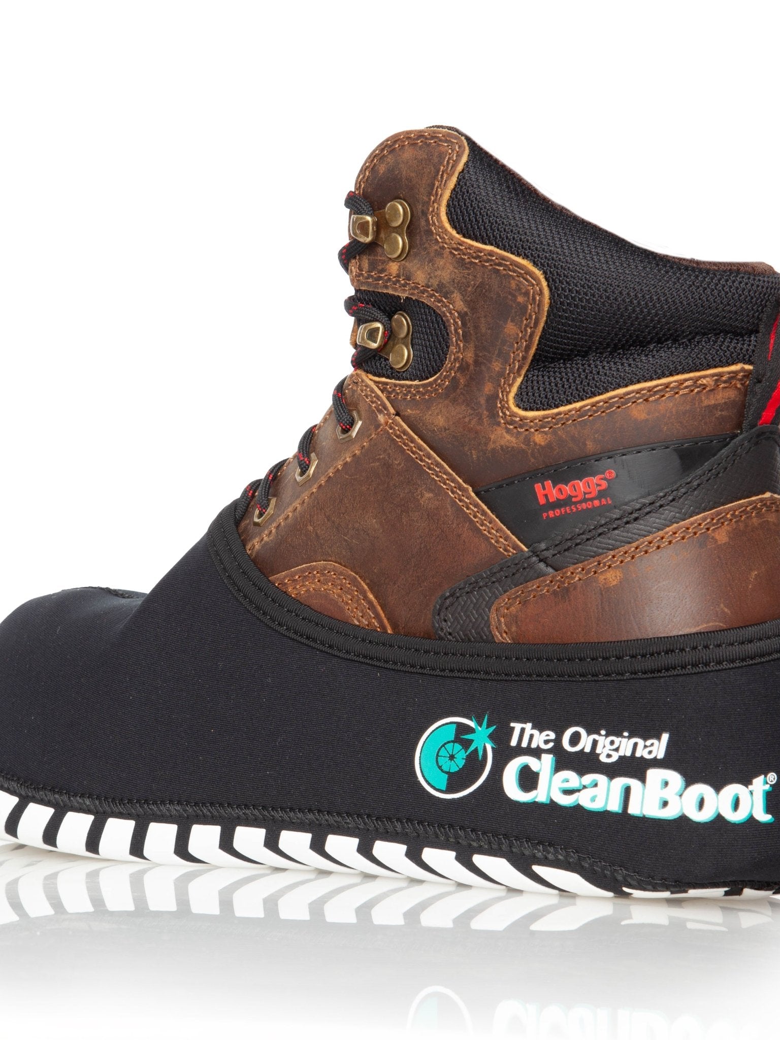 The Original CleanBoot ™ – Professional, Stretchable design with a grippy sole, Protect your floor.