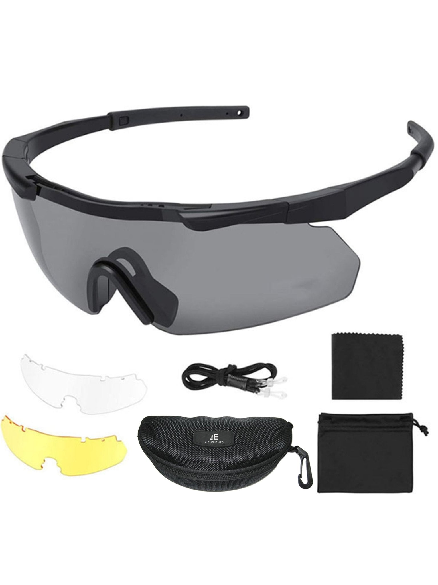 4elementsclothing4 Elements Clothing4 Elements - Shooting Glasses / Eye protection Clay Pigeon / eyewear skeet glassessunglasses4EC-GLASSES-PACKAGE