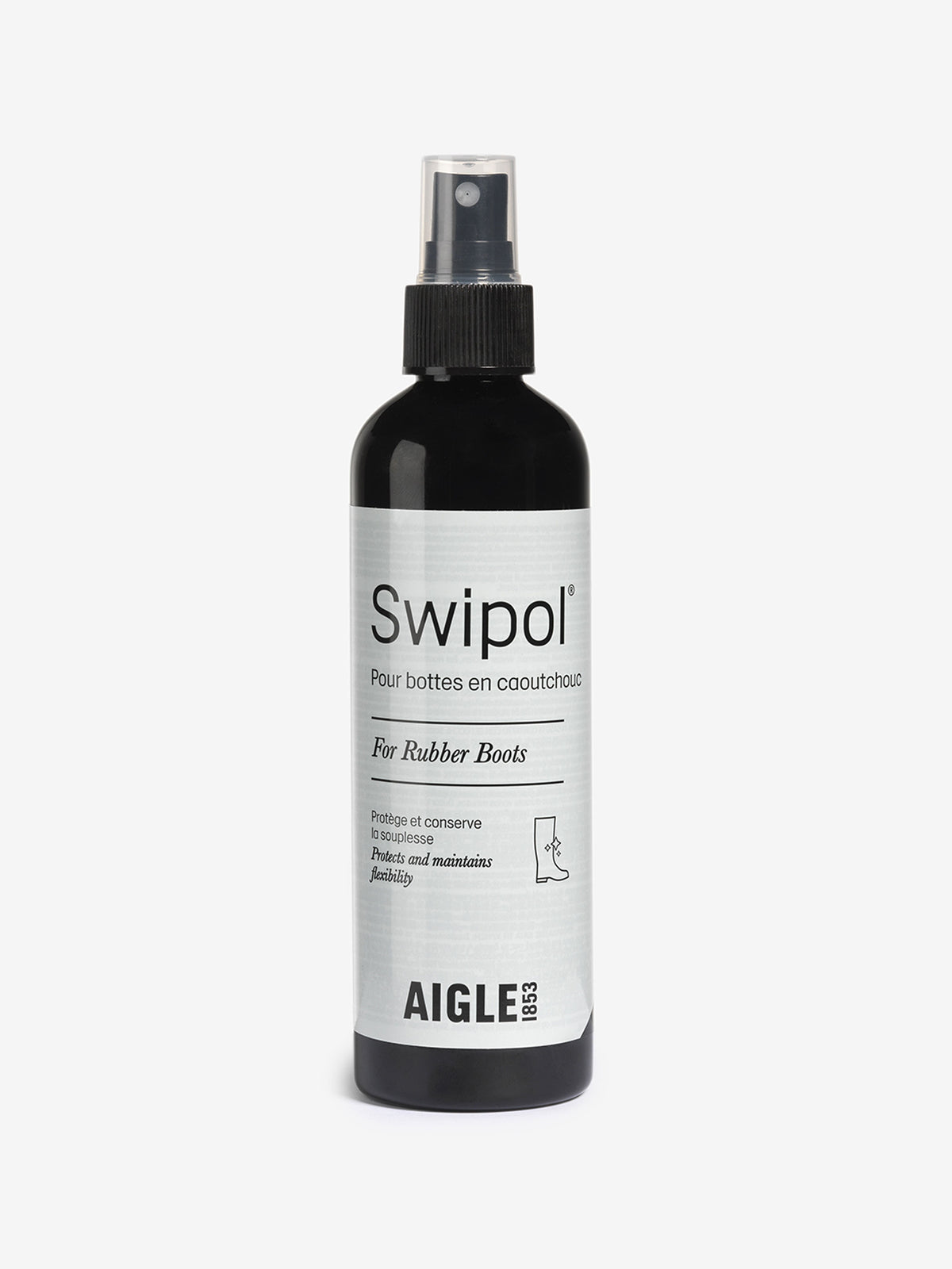 Aigle Swipol 2 wellington boot care spray 200ml bottle - front view