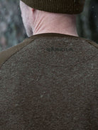Härkila Kodiak CleverWool men's long sleeve T-shirt in dark hunting green, view 5