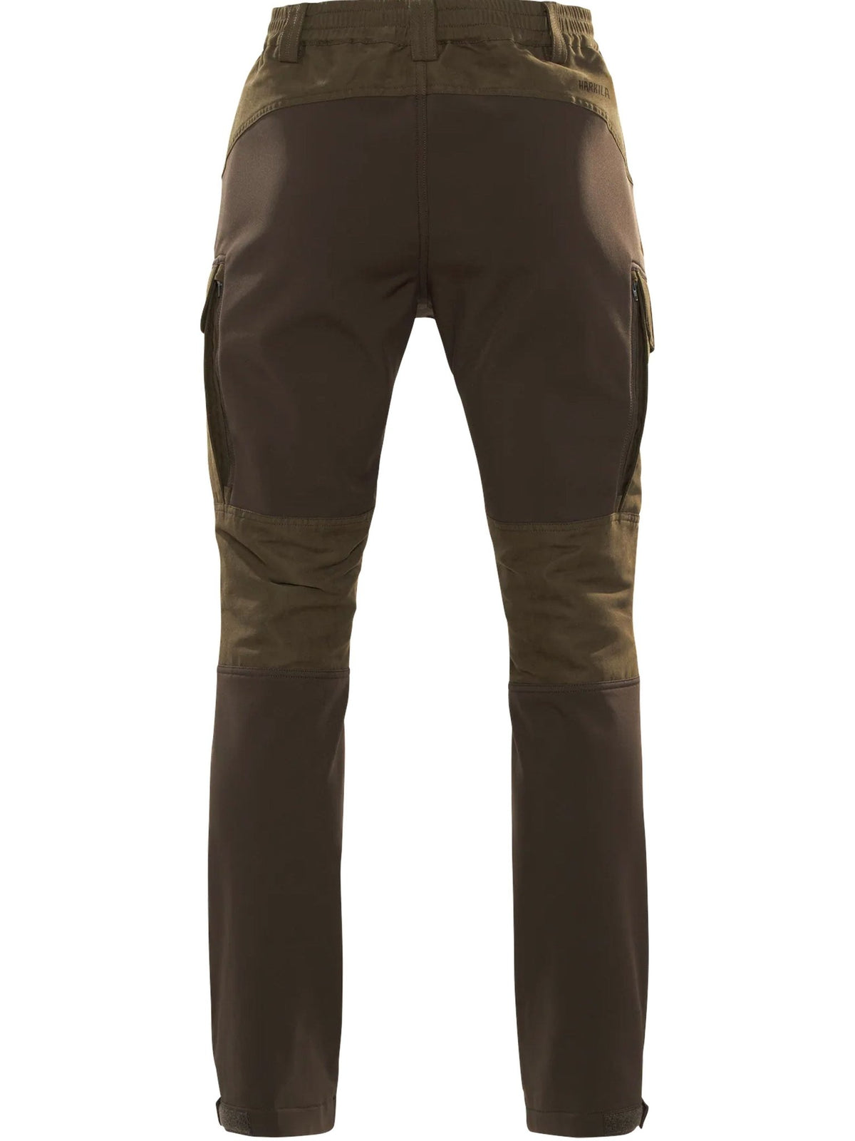 Härkila Scandinavian Trousers mens hunting trousers – back view with contrast knee and seat panels