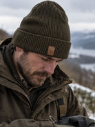 Seeland Haze Membrane beanie in grizzly brown, view 1