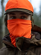 Seeland Spur hunting neck gaiter - pine green and orange blaze 2 pack