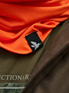 Seeland Spur neck gaiter 2 pack - high visibility orange blaze and pine green snood