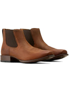 Ariat Booker Ultra Square Toe Western Boots – Men’s Leather Chelsea Boots Ariat Boots