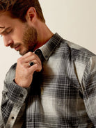 Ariat - Clement Mens Shirt / men button down flannel long sleeve shirt Ariat