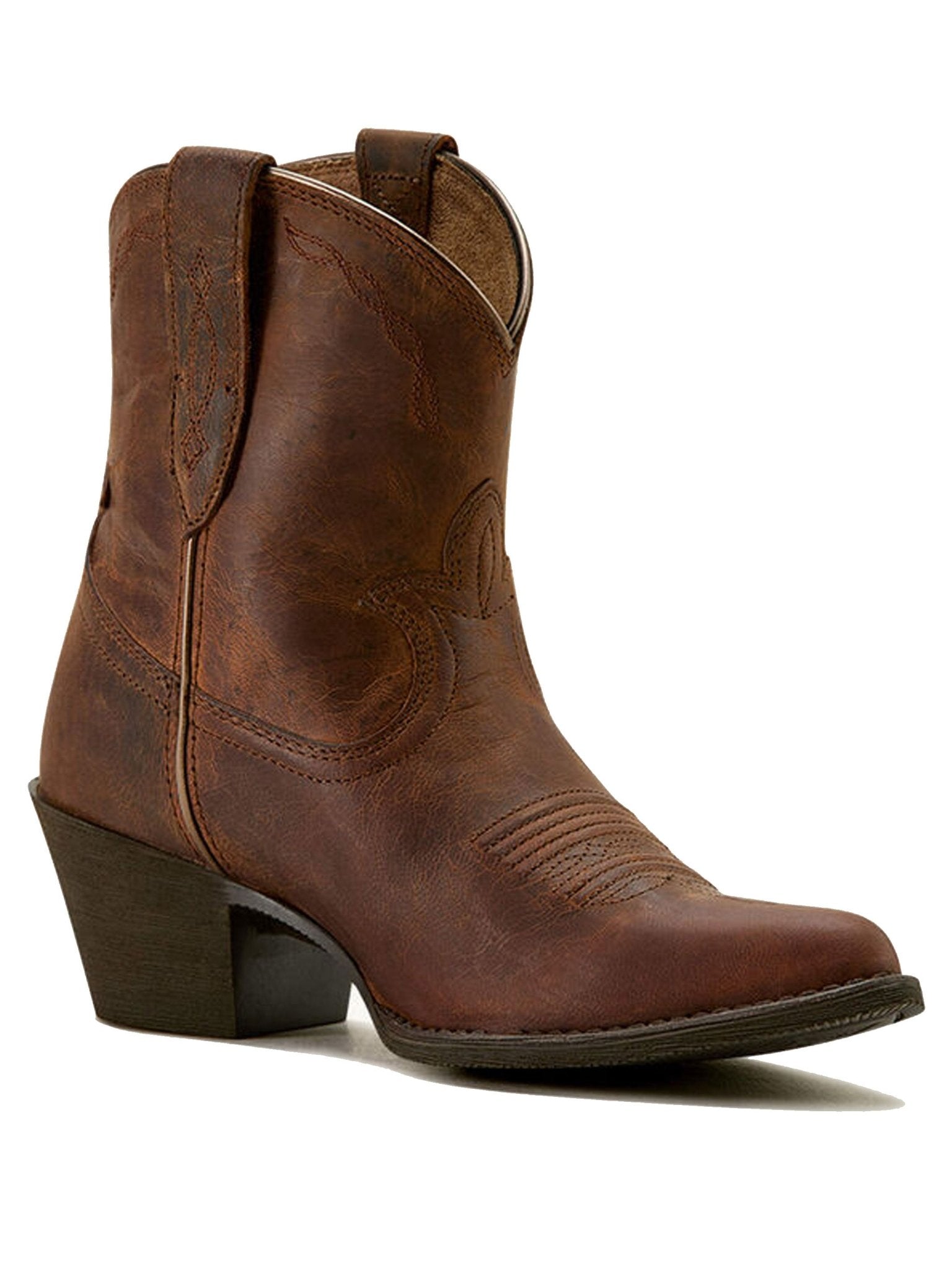 Ariat Maggie J Toe Ladies Western Boots – Full-Grain Leather Womens Cowboy Boots Ariat Boots