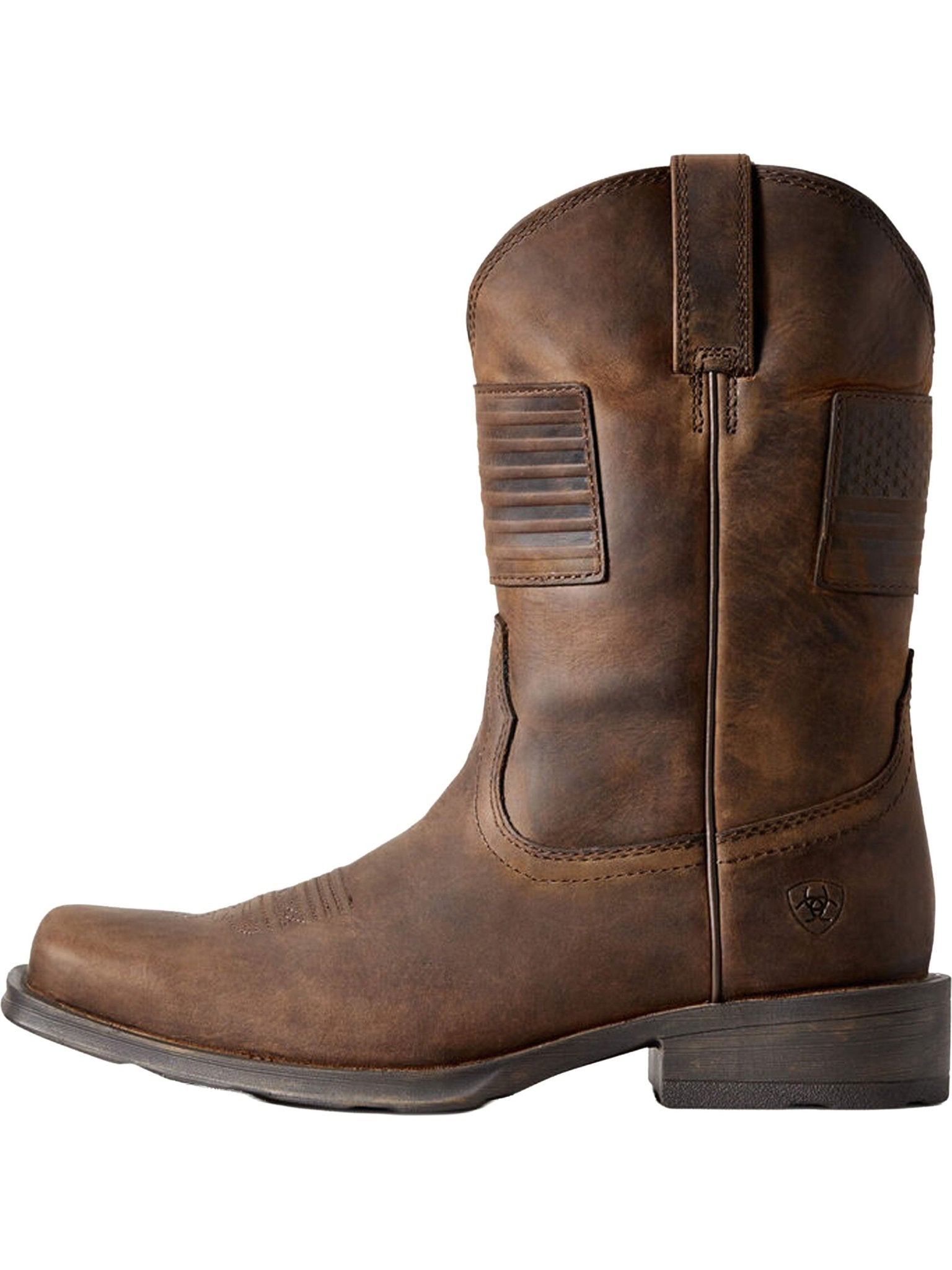 Ariat Rambler Patriot Western Boots - Embossed Leather Cowboy Boots Ariat Boots