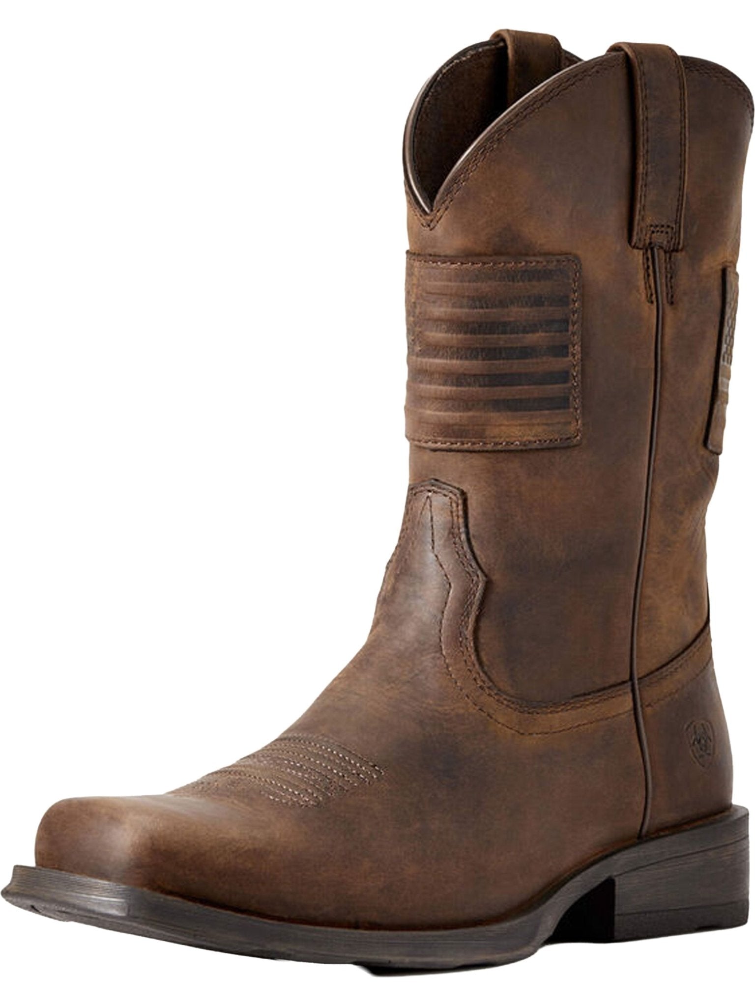 Ariat Rambler Patriot Western Boots - Embossed Leather Cowboy Boots Ariat Boots