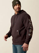 Ariat Rebar Lightweight Logo Mens Hoodie – Durable Workwear Pullover Ariat Knitwear