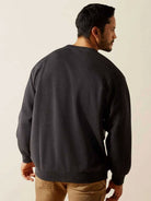 Ariat Rebar Lightweight Mens Jumper / Sweatshirt Charcoal Heather Ariat Knitwear