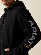 Ariat Rebar Mens Water Repellent Fleece Lined Hoodie - Work & Outdoor Ariat Fleece & Gilet