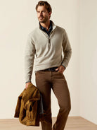 Ariat - Wilford 1/2 Zip Mens Sweatshirt / Mens Jumper / Pullover Long Sleeve Ariat