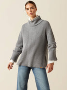 Ariat - Womens Lendal Wool / Cotton Sweater - Turtle Neck Ladies pullover / Jumper Ariat