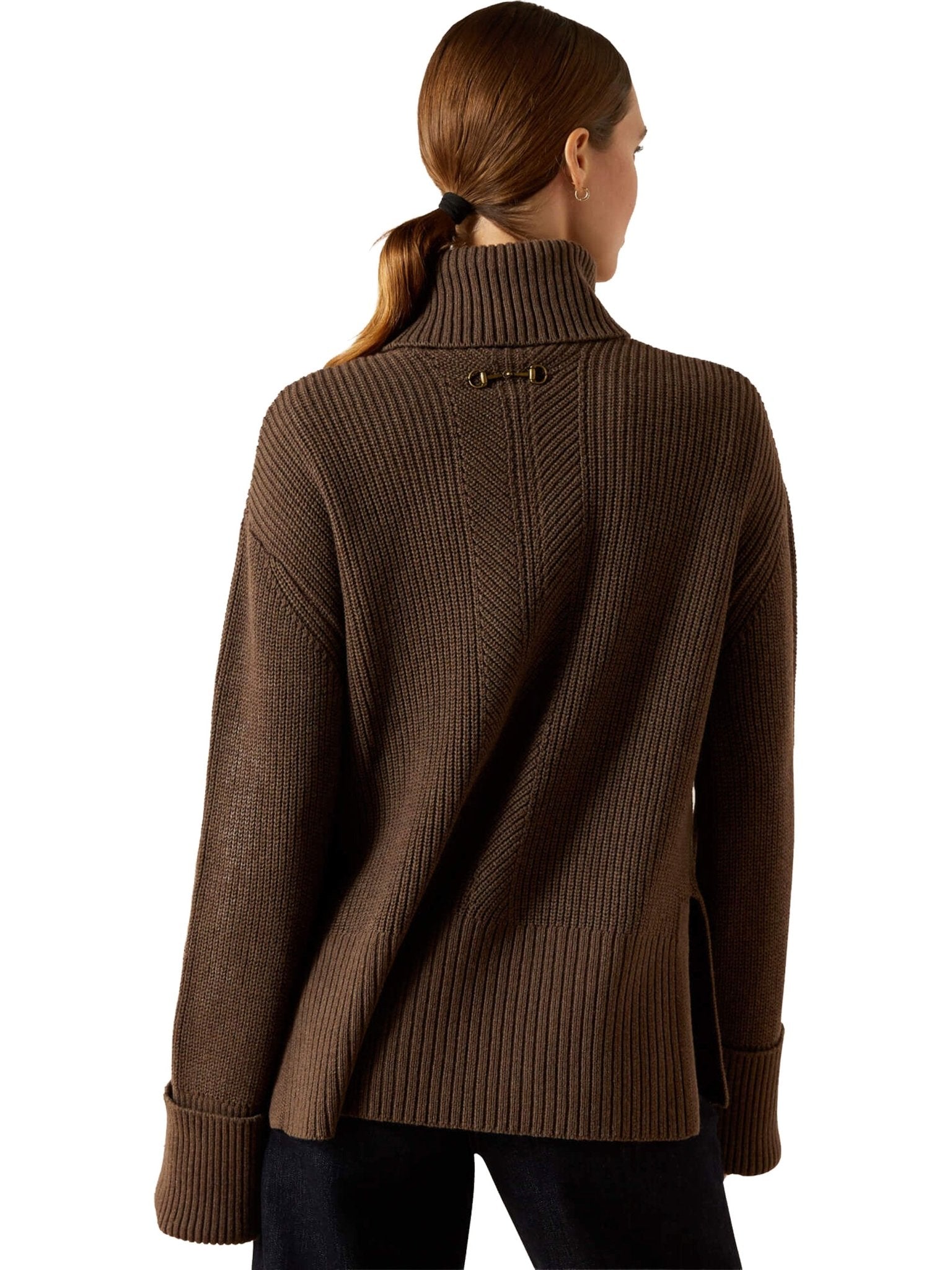 Ariat - Womens Lendal Wool / Cotton Sweater - Turtle Neck Ladies pullover / Jumper Ariat