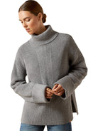 Ariat - Womens Lendal Wool / Cotton Sweater - Turtle Neck Ladies pullover / Jumper Ariat