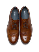 Ben Sherman Archie Mens Lace Up Brogue Shoes - Crafted Burnished Leather Ben Sherman Shoes