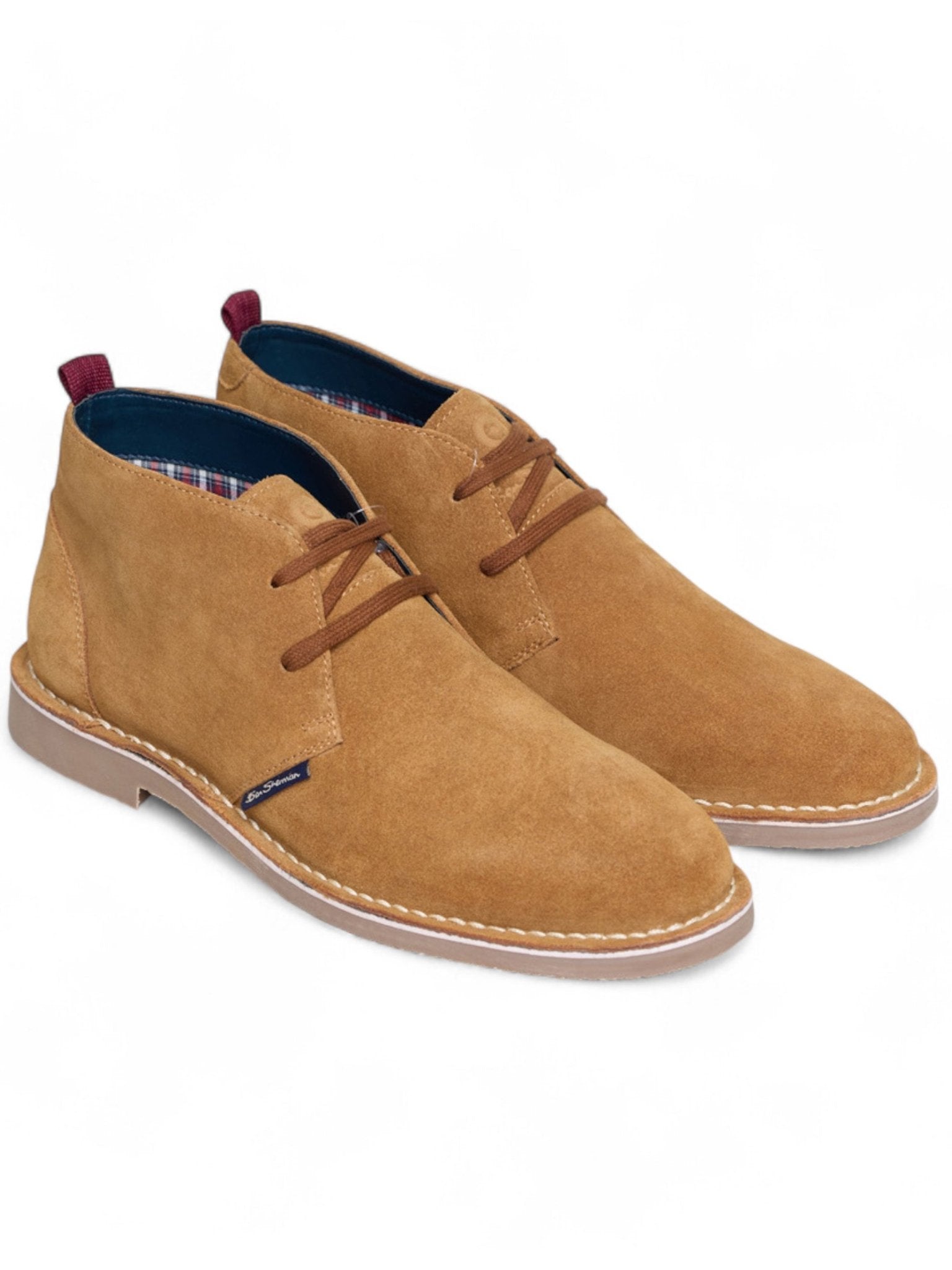 Ben Sherman Brown & Tan Textured Chukka Boots Amazon.com | Ben Sherman Men main image 4