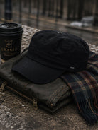 Craggi Black Velvet Newsboy Cap for Men – Mans Baker Boy Hat CRAGGI Hats