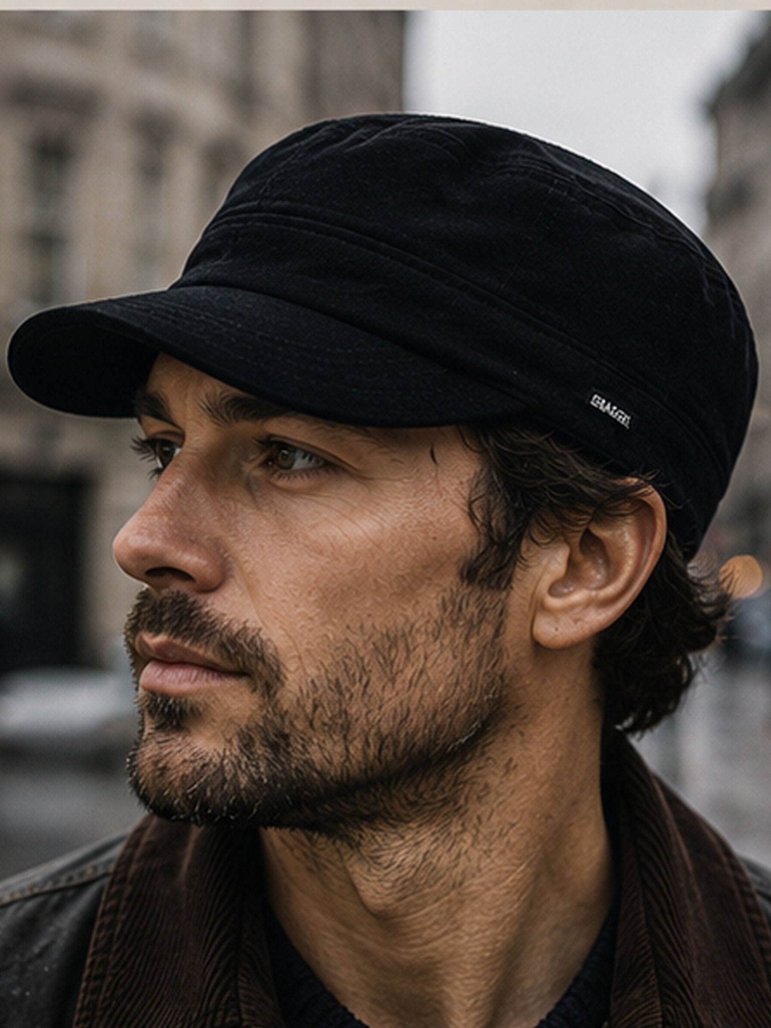 Craggi Black Velvet Newsboy Cap for Men – Mans Baker Boy Hat CRAGGI Hats