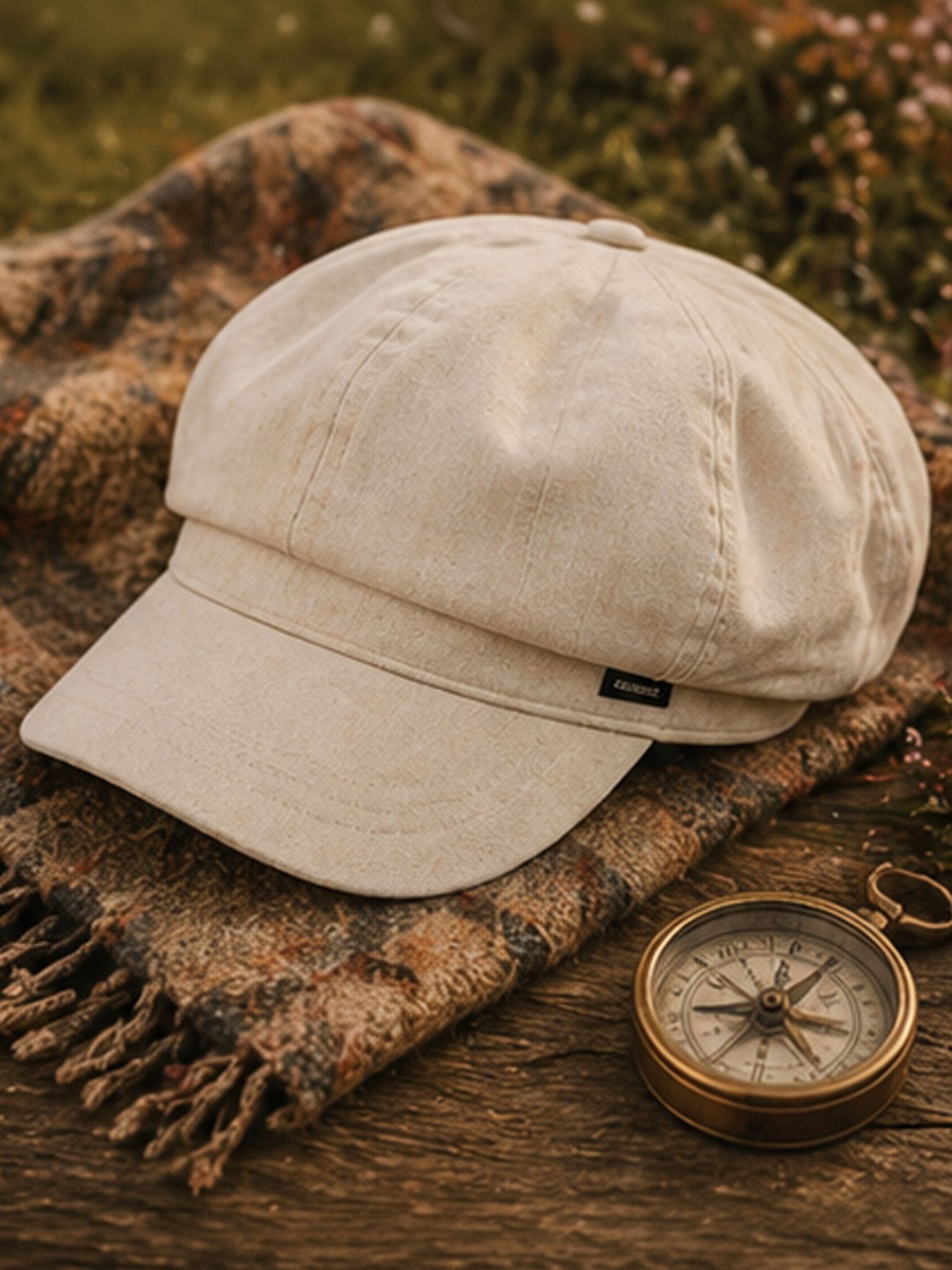 Craggi Ladies Stone Denim Baker Boy Hat. Womens Newsboy Cap CRAGGI Hats