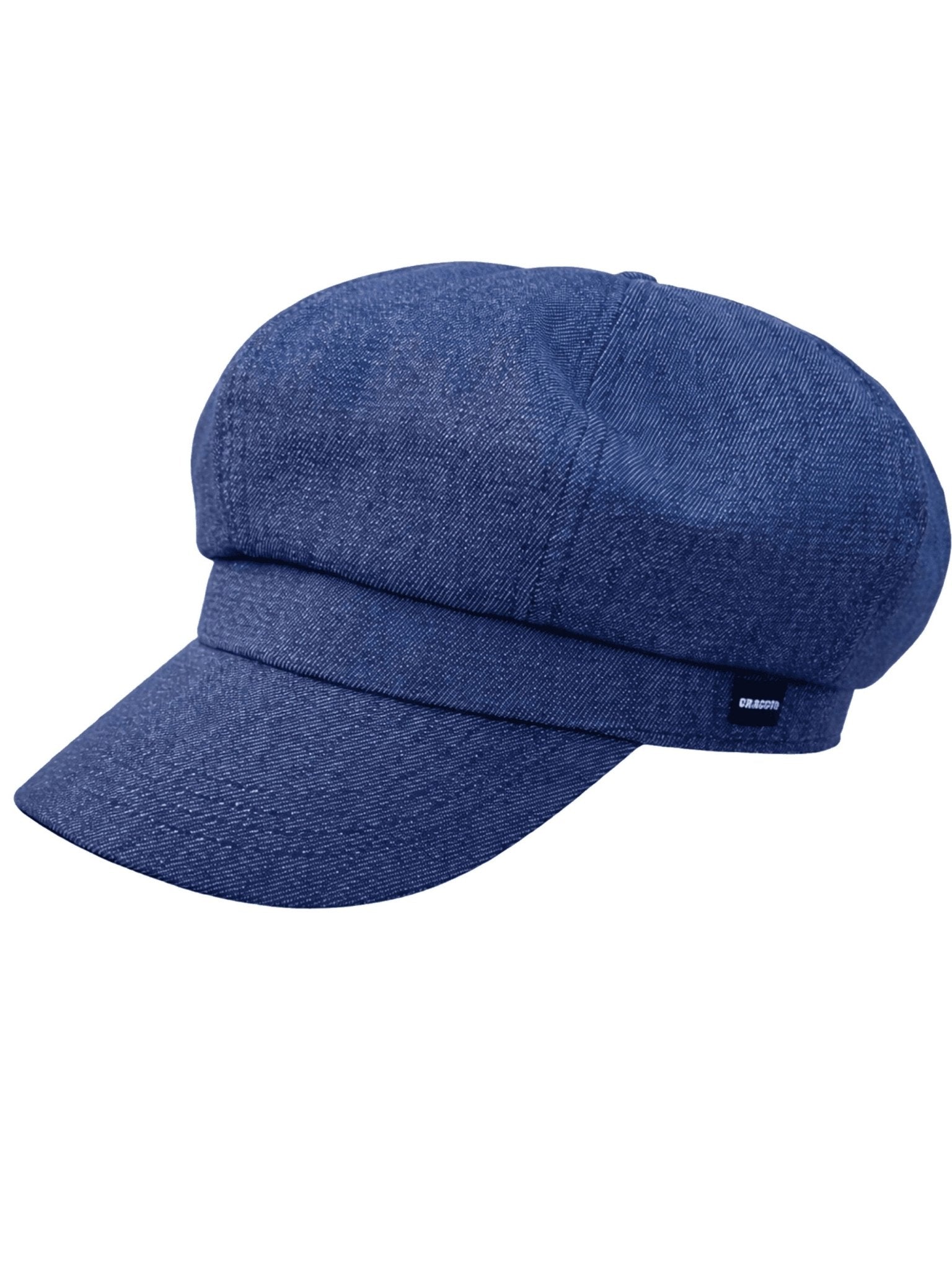 Craggi Mens & Ladies Denim Baker Boy Cap Blue Denim Newsboy Hat CRAGGI Hats
