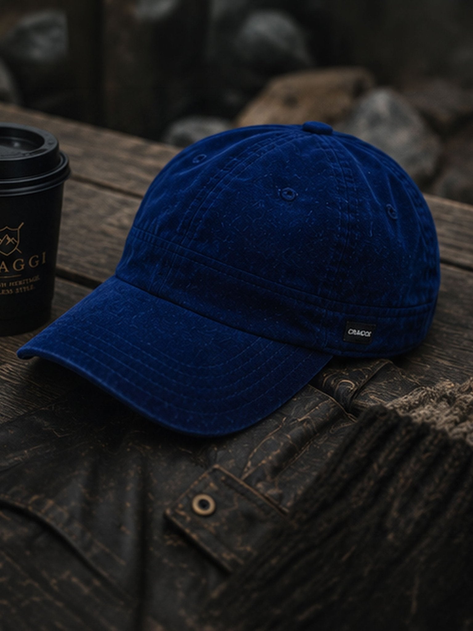 Craggi Newsboy Cap Velvet Blue Craggi Hat CRAGGI Hats
