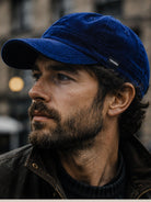 Craggi Newsboy Cap Velvet Blue Craggi Hat CRAGGI Hats
