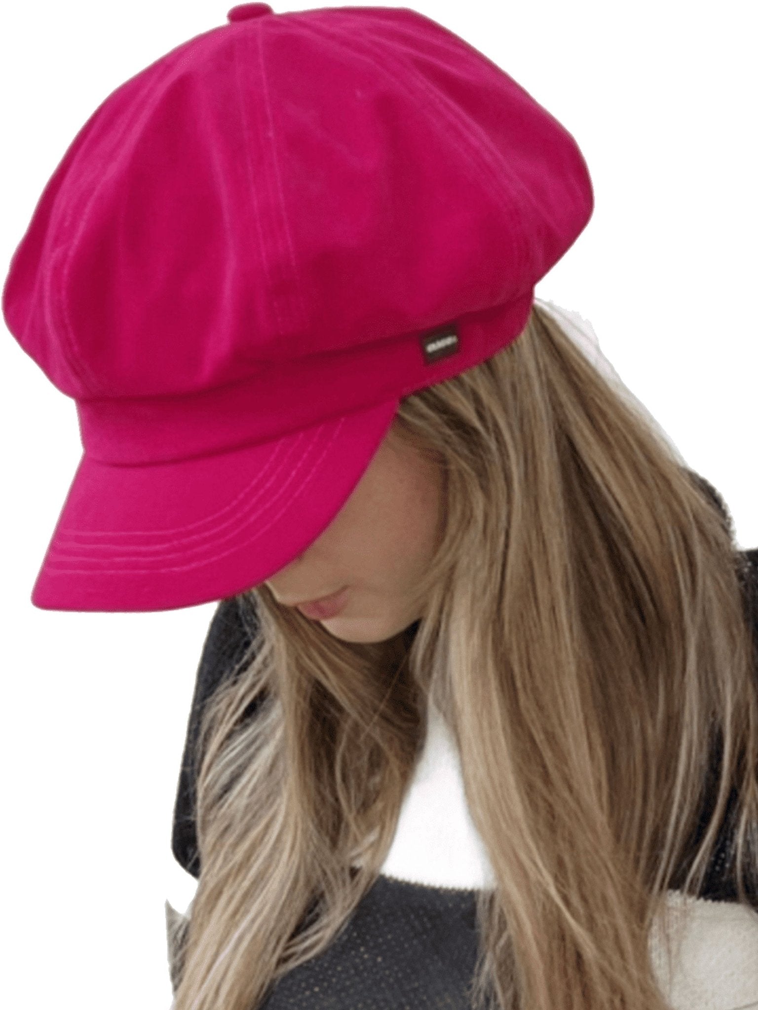 Craggi Velvet Baker boy Ladies Hat Pink Velvet Newsboy womens Cap CRAGGI Hats