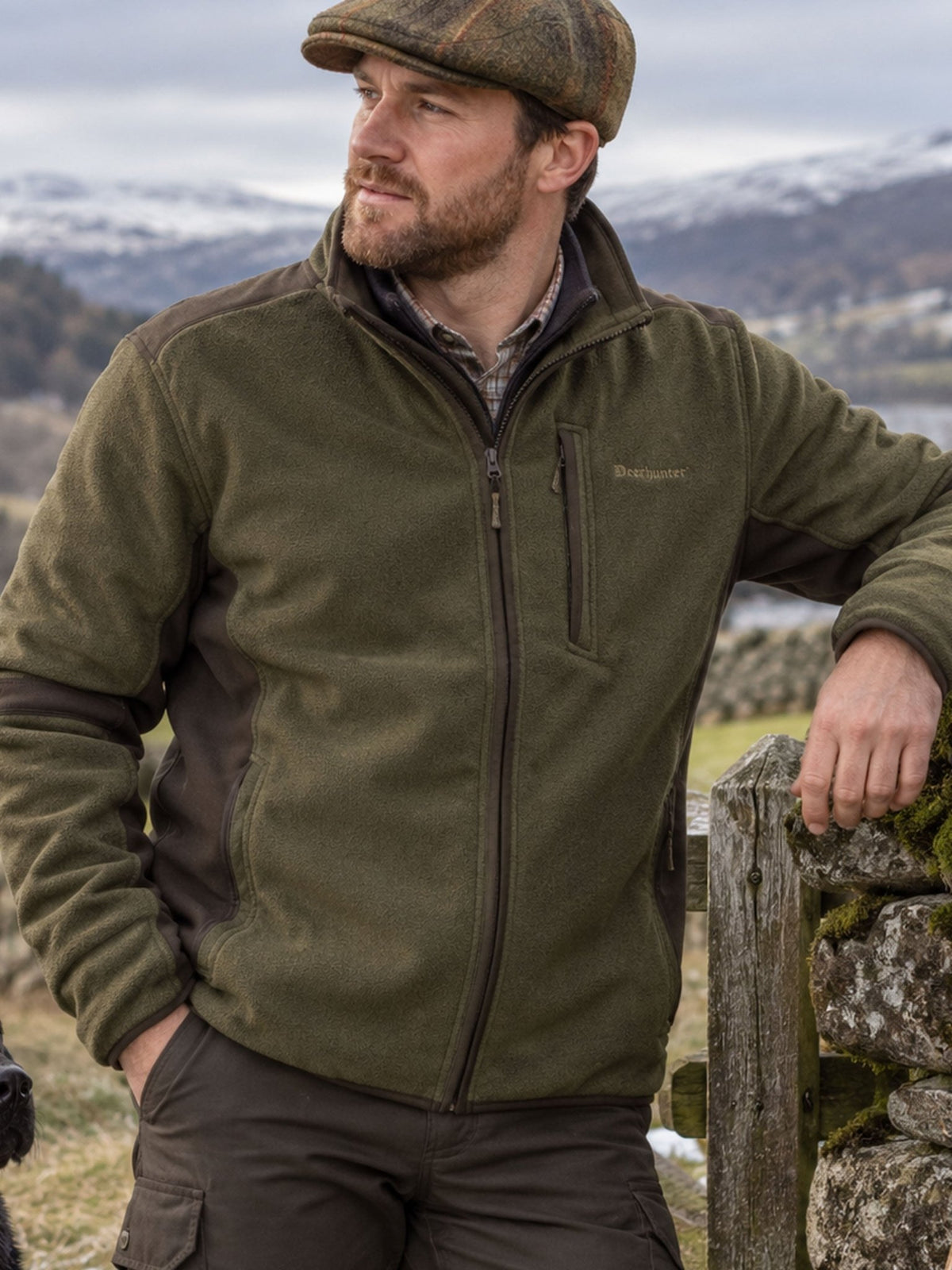 Deerhunter Gamekeeper Men's Waterproof Bonded Fleece Jacket / coat Deerhunter Outerwear
