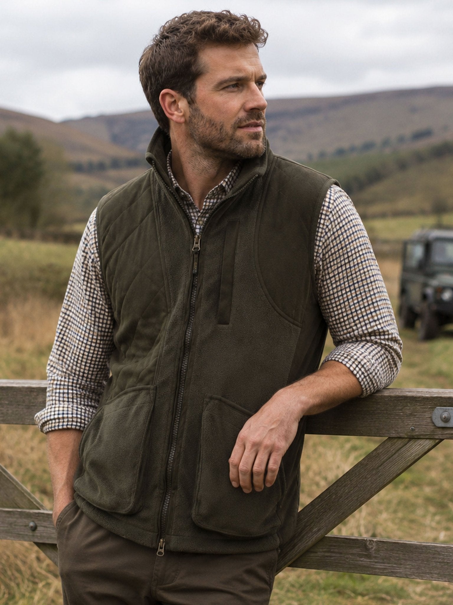 Deerhunter Gamekeeper Shooting Waistcoat Gilet – Waterproof, Windproof & Breathable Deerhunter Fleece & Gilet