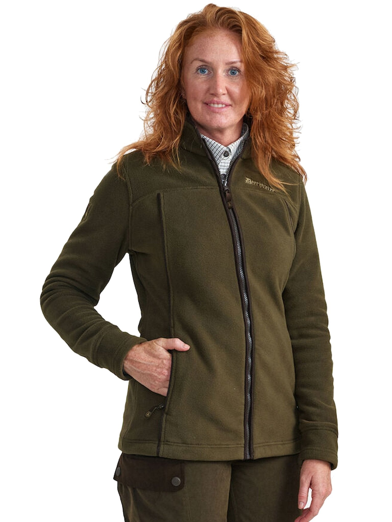 Deerhunter - Ladies Fleece Jacket - Lady Eagle Fleece Jacket 320gram stretch with pockets.