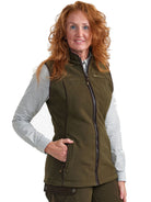 Deerhunter - Ladies Fleece Waistcoat / Gilet - Lady Eagle Fleece Gilet 320gram stretch with pockets.