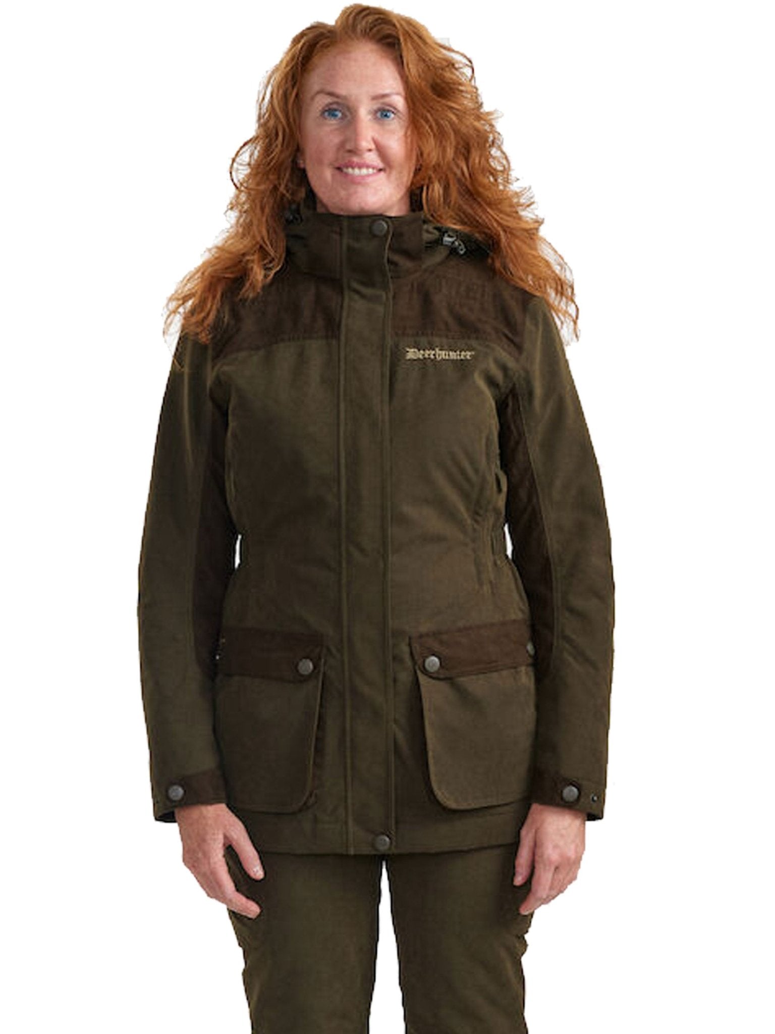 Deerhunter - Lady Eagle Waterproof Jacket - Ladies Waterproof Coat - detachable hood