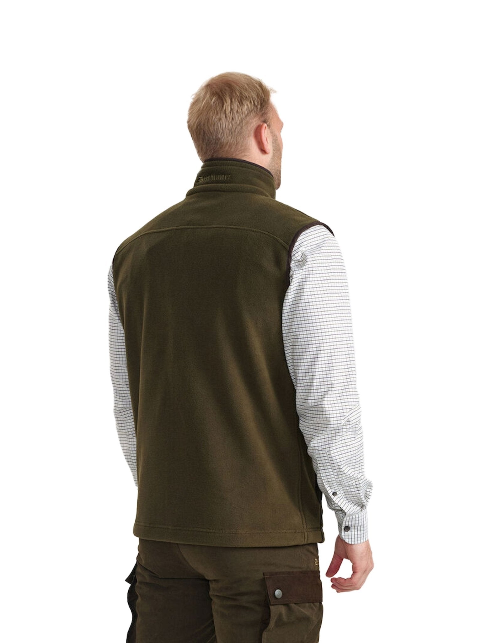 Deerhunter - Mens Fleece gilet / waistcoat - mens Eagle Fleece Gilet 320gram stretch with pockets. Deerhunter