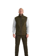 Deerhunter - Mens Fleece gilet / waistcoat - mens Eagle Fleece Gilet 320gram stretch with pockets. Deerhunter