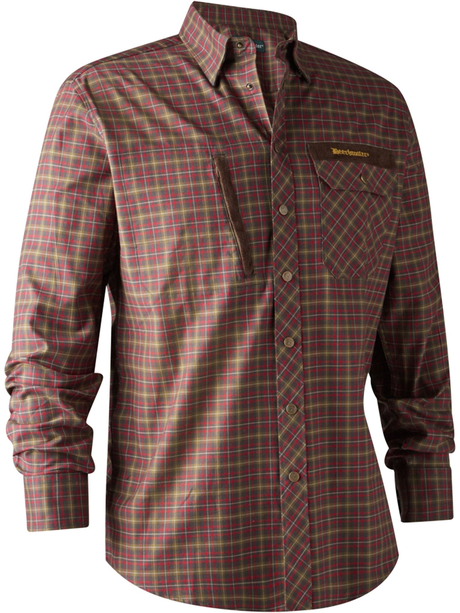 Deerhunter Mens Long sleeve cotton button shirt - Deerhunter Mens Shirt Aiden