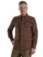 Deerhunter Mens Long sleeve cotton button shirt - Deerhunter Mens Shirt Aiden