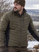 Deerhunter Moor Padded Jacket with softshell / mens coat Deerhunter Outerwear
