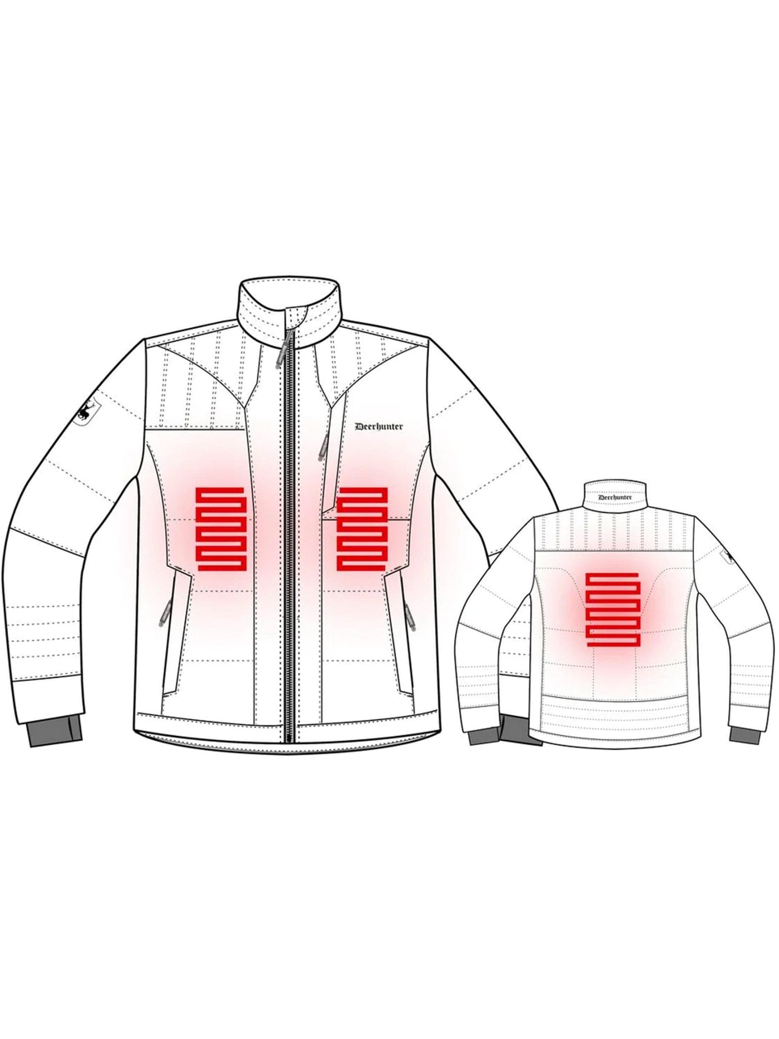 Deerhunter Deerhunter - Heat Mens Jacket (Padded Heated - Powerbank required) Outerwear