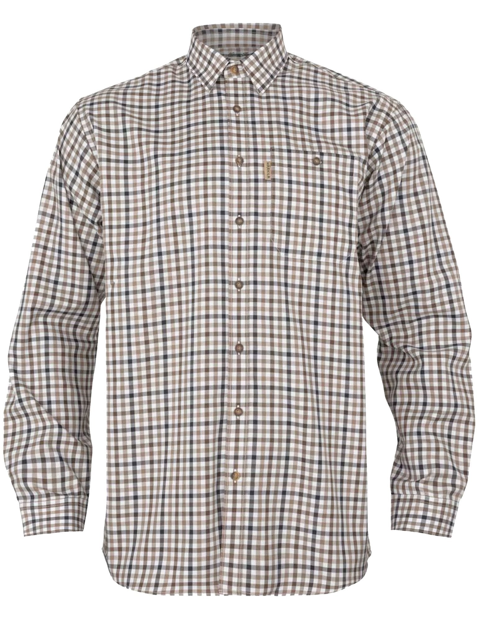 Härkila Milford Men’s Long Sleeve Shirt - 100% Cotton mens shirt Harkila Shirt