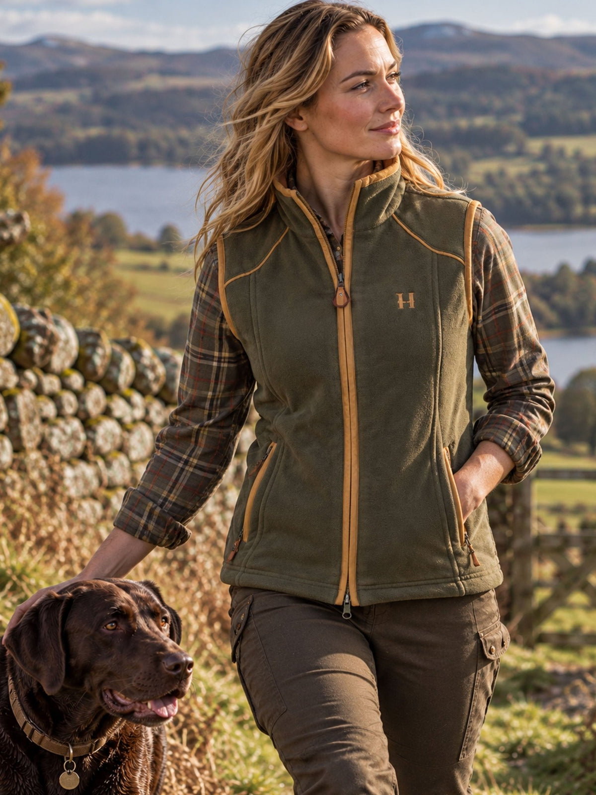Härkila Sandhem 200 Womens Fleece Gilet – Ladies Bodywarmer Harkila Fleece & Gilet