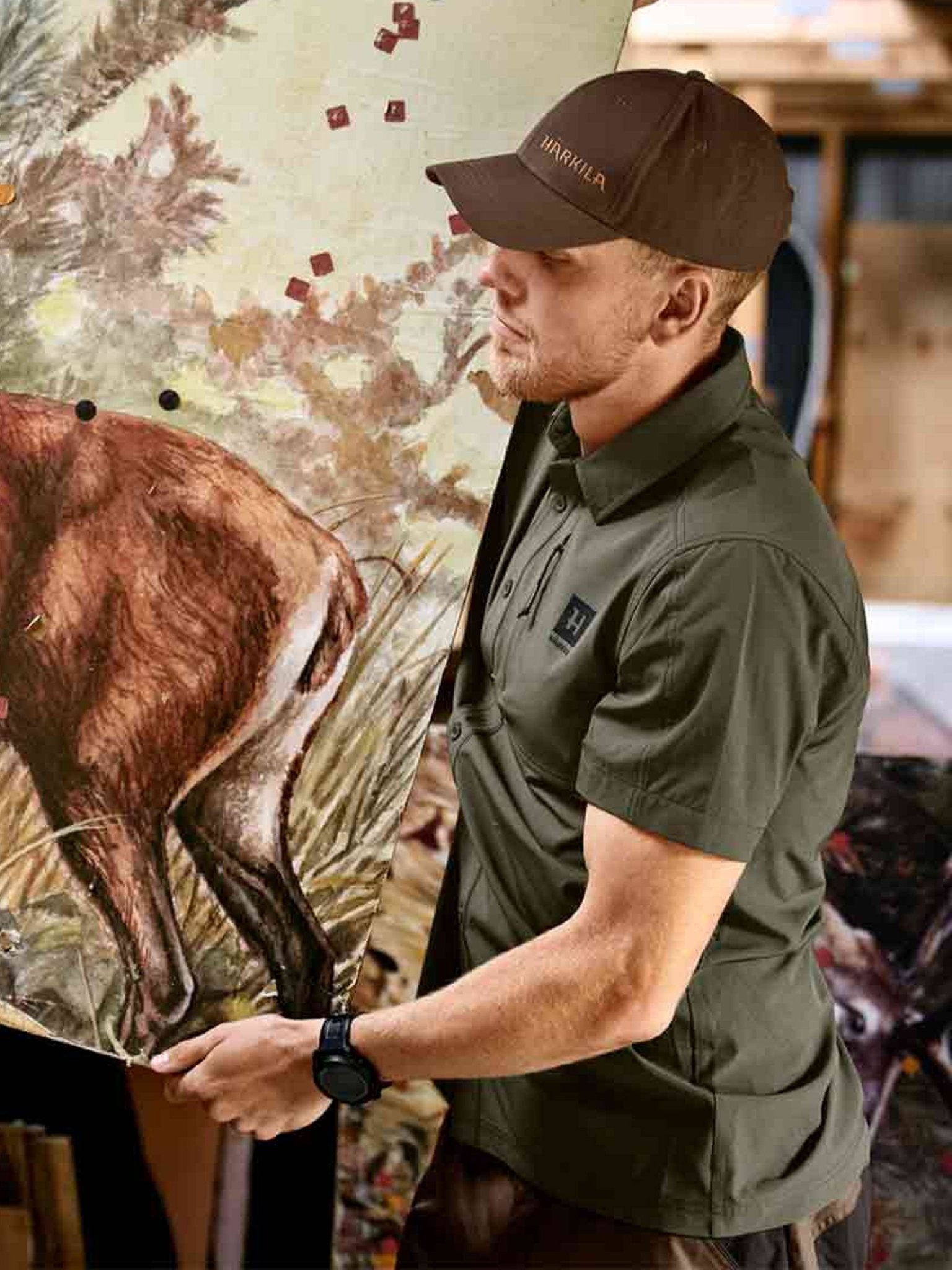 Harkila Fjell Cap / Durable Wax/Tex Harkila hat / baseball caps Harkila Hats