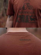 Harkila Mens Short Sleeve Tee / Nature Print T-Shirt Harkila T-Shirt