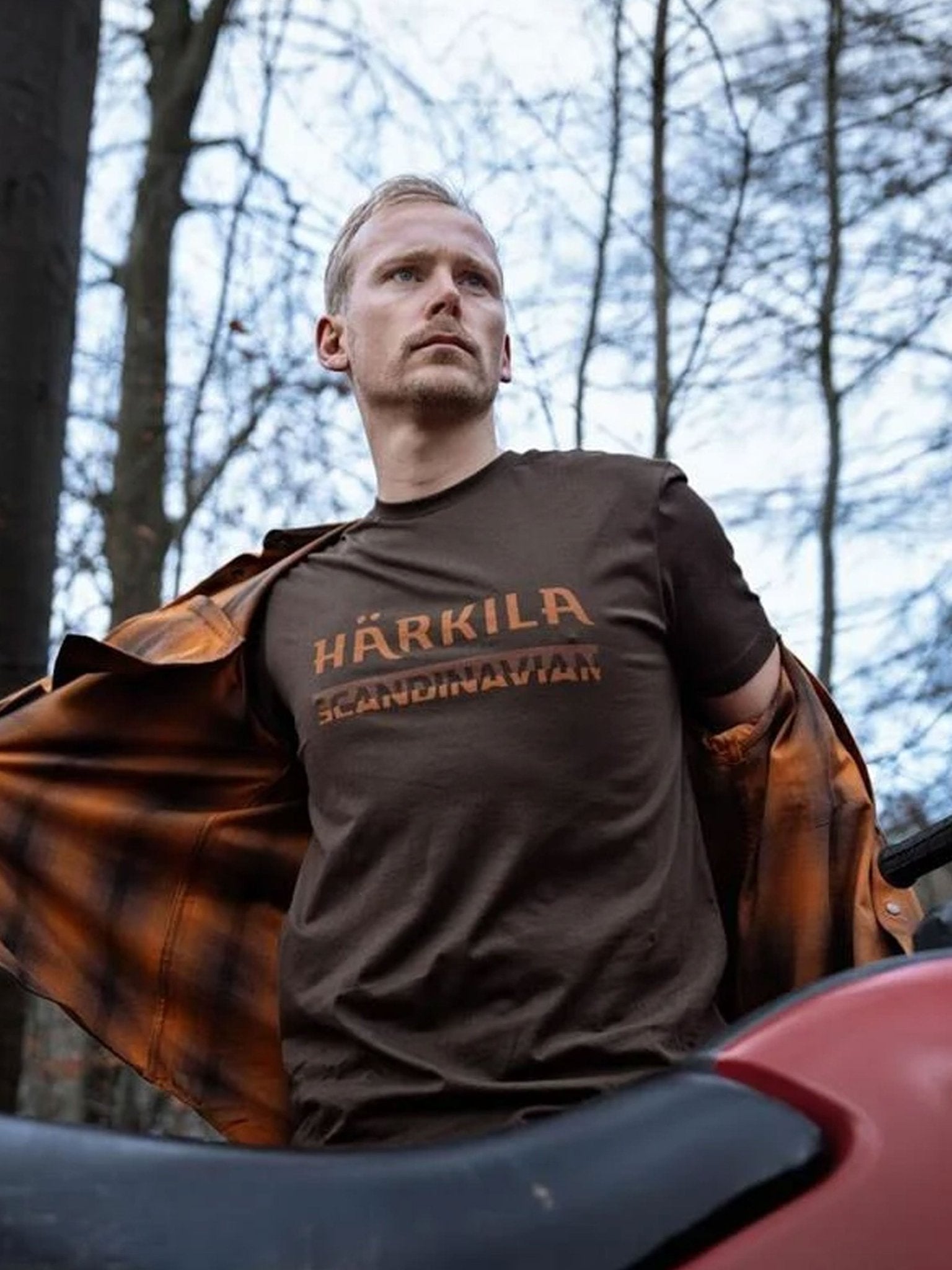 Harkila Mens Short Sleeve Tee / T-Shirt - Scandinavian Print Harkila T-Shirt