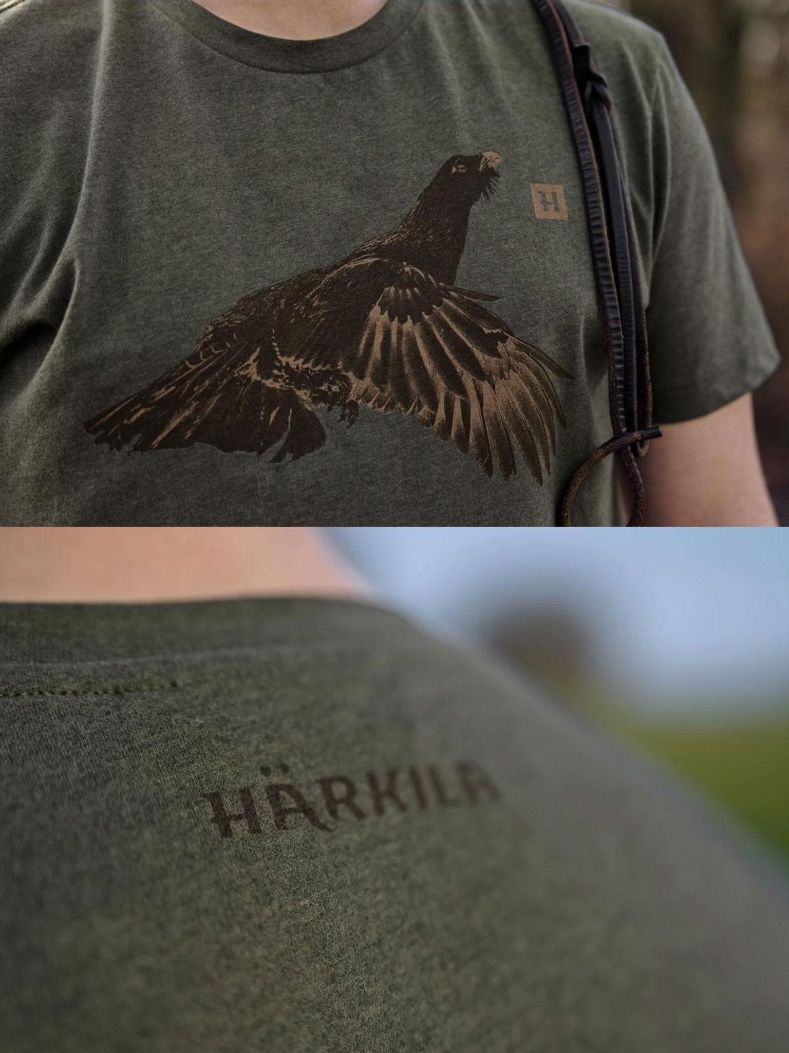 Harkila Mens Short Sleeve Tee / TOPP T-Shirt Print Harkila T-Shirt
