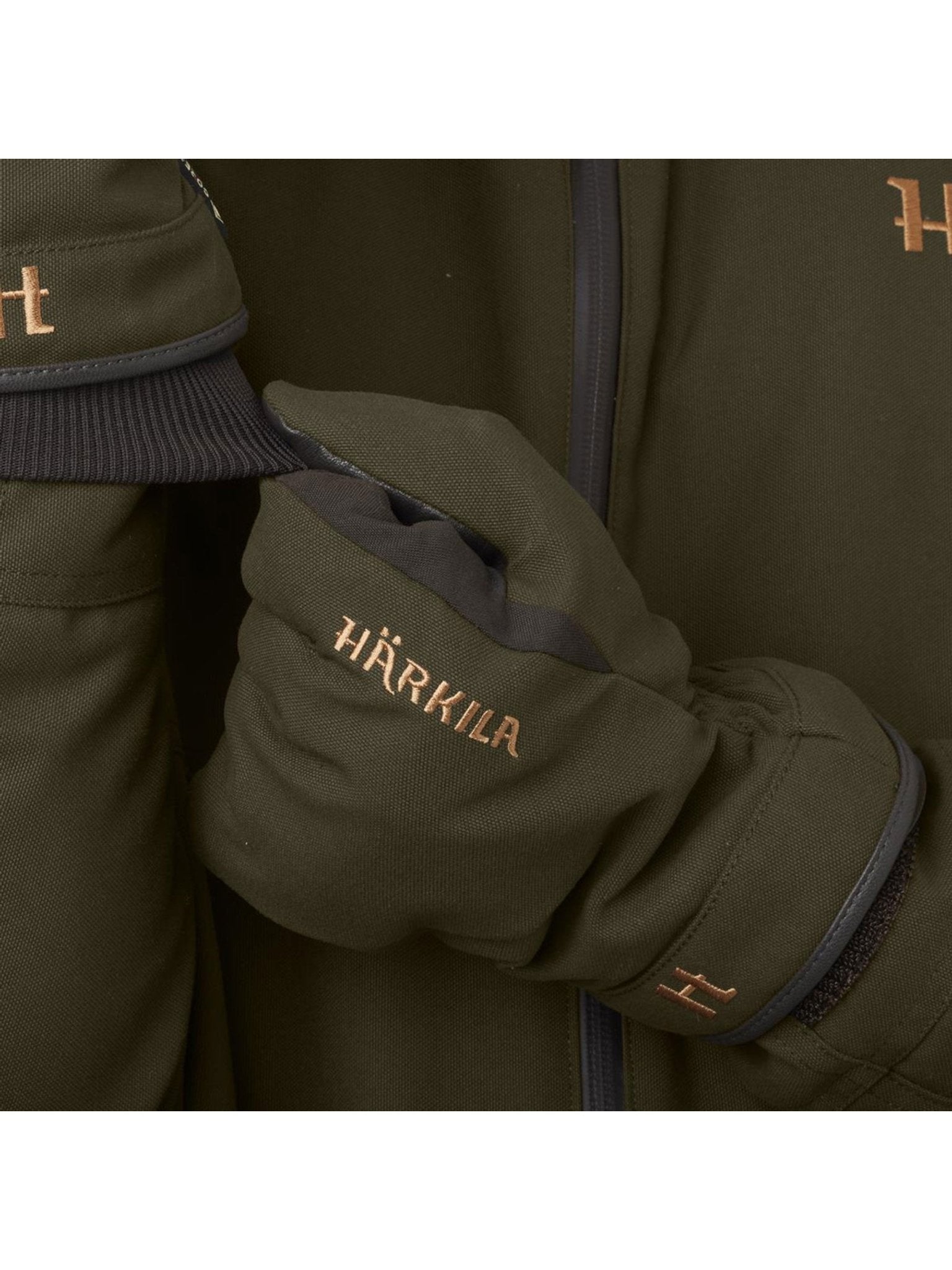 Harkila - Pro Hunter GTX Waterproof Gloves - Gore - Tex Windproof Breathable Glove Harkila