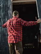 Harkila Scandinavian Long Sleeve Mens Shirt / Brushed cotton check shirts Harkila